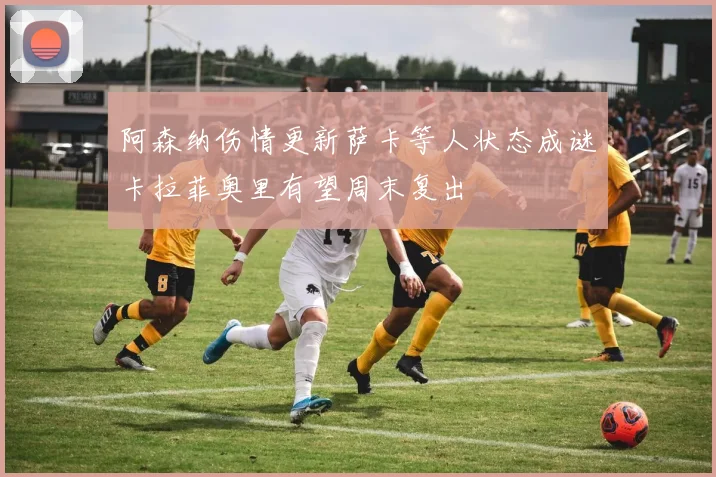 阿森纳伤情更新萨卡等人状态成谜卡拉菲奥里有望周末复出
